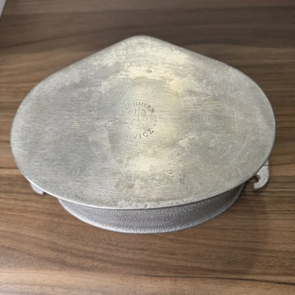 Vintage Guardian Service Ware Heavy Aluminum Roasting Pan Triangle‎ Heart No Lid